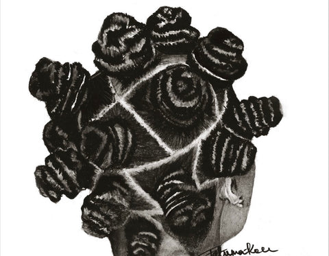 Black is QUEEN Art Print