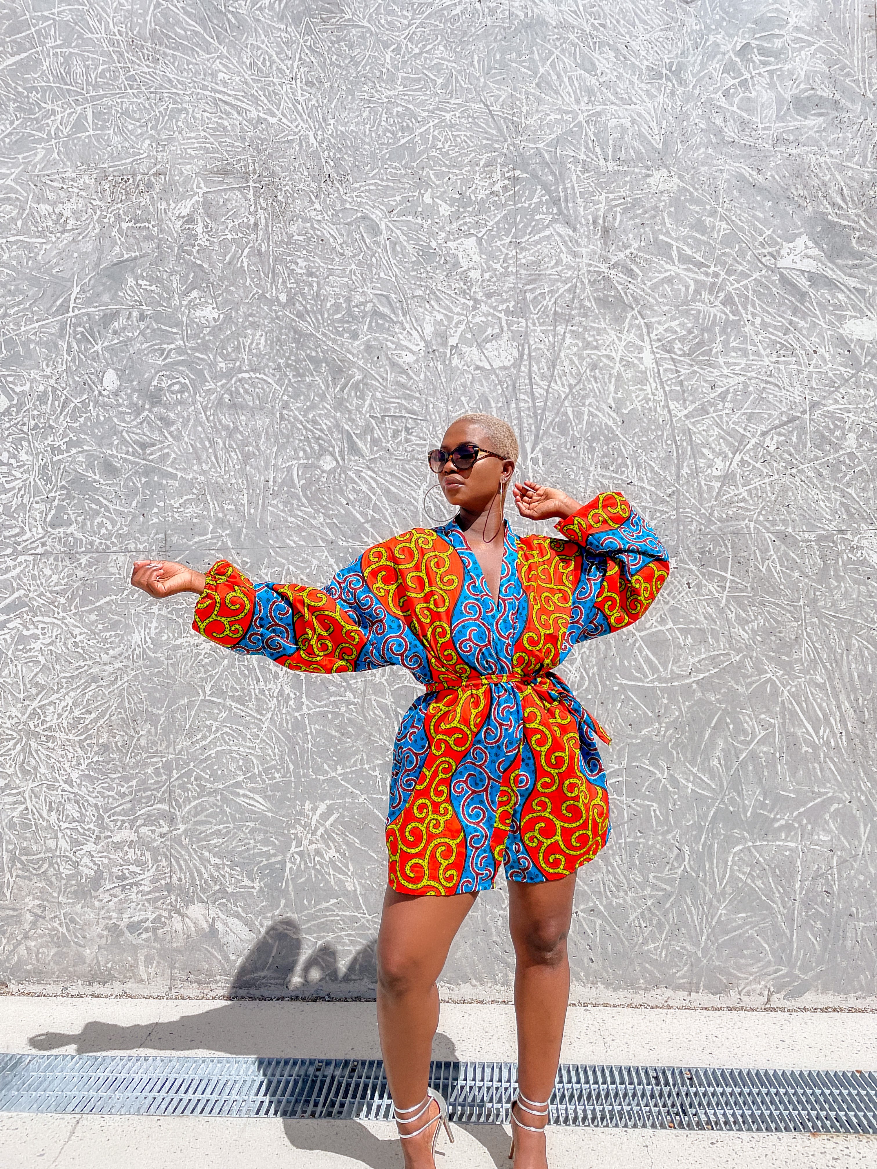 African Print Kimono